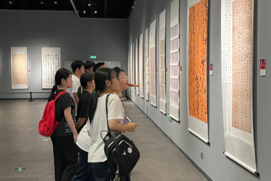 “云端看展書韻傳情”日照與韓國唐津共賞墨香之美
